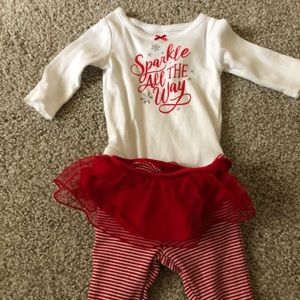 Newborn Christmas outfit